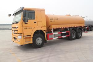 Quality Euro II Sinotruk Howo 6x4 16cbm Water Tank Truck With HW76 Cabin And ZF Steering wholesale