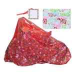 Giant Gift Bag Tag Snowflake 36"X44" Bike Big Birthday Sack Christmas