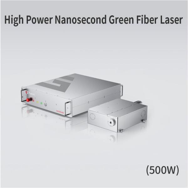 High Power Nanosecond 500w Fiber Laser Electric Control Green Fiber Laser With