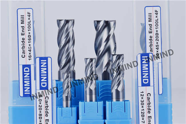 8 mm Dia R0.5 Corner Rounder Tool 2 / 4 Flute , HRC55 , SiN / AlTiN Coating