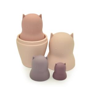 Quality FBA Free Russia Babushka Silicone Baby Educational Toys For Infants wholesale