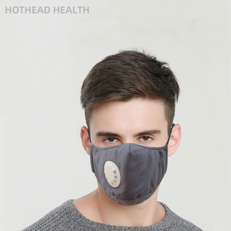 Breathing Valve Washable Face Mask Anti Dust For Adult And Kids With PM2.5 Filter