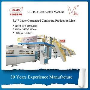 Quality 180 M/M Speed Corrugated Cardboard Production Line Easy Maintaining wholesale