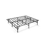 Storage Base Wrought Iron Frames in Black Full Metal Bed Frame Twin Size Bedroom