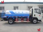 Street Green Water Bowser Tanker HOWO 4x2 Water Carrier Truck