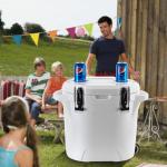 Rotomolded 25QT Round Cooler Box 55cm Car Ice Bucket