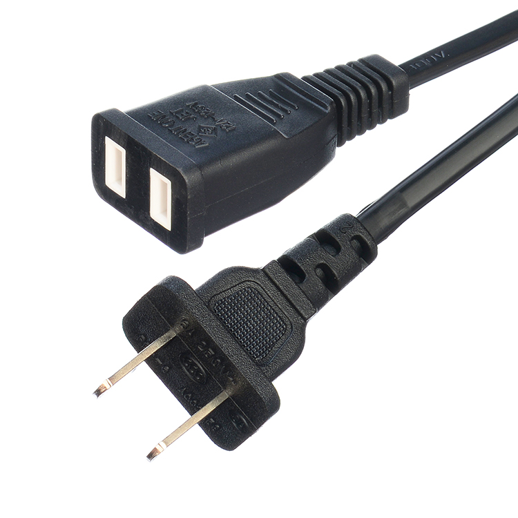 125V 7A/12A/15A PSE Certificated Japanese Standard 2 Flat Poles Power Plug for Home Appliance Extension Cord Top Selling