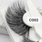 30MM OVERLENGTH HIGH QUALITY EYELASH BLACK/CLEAR BAND AVAILABLE