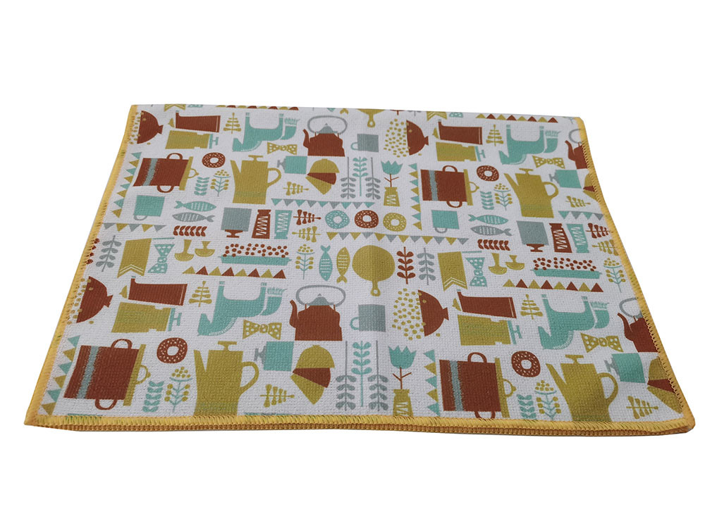 All Ployester 16x18inch Lint Free Microfiber Dish Cloth Tea Towel