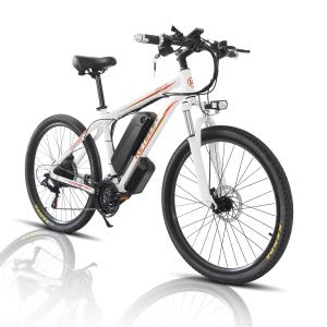 Quality 1000w 26 Inch Electric Mountain Bike 3 Hours Charging Multiapplication wholesale