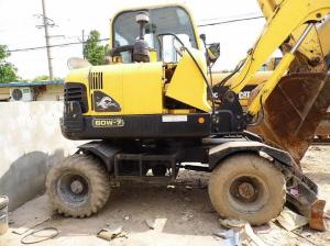 Quality Used HYUNDAI 60W-7 Wheel Excavator wholesale