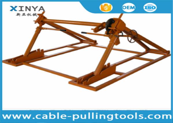 Integratd Cable Reel Stand With Disc Tension Brake