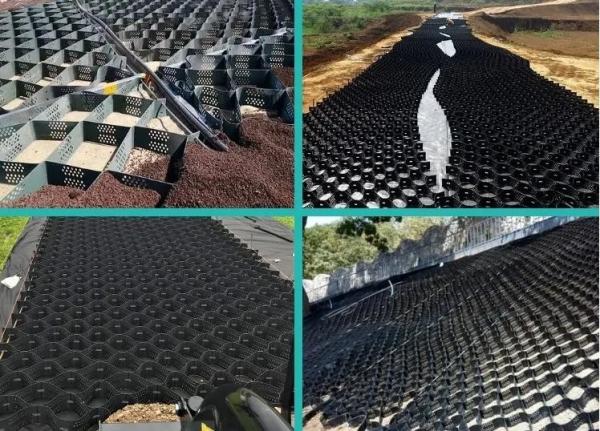 Environmental Stress Crack Resistance ≥5000 hrs Geocell For Road Construction