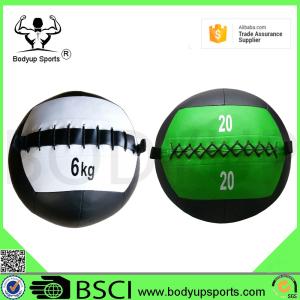 Quality PU Leather Crossfit Wall Ball , Medicine Wall Ball 4-30LB Weight wholesale
