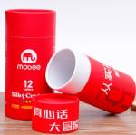 Airtight Cardboard Cylindrical Packaging Box Spiral wound Round Paper Box