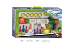Air Powered EVA Shooting Gun Kids Sports Toys with Dart Targets Soft Foam Balls