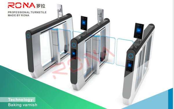 Rfid Card Reader Fingerprint Speed Gate Turnstile Stainless Steel For Office