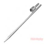 Stainless Steel Feather Flag D16.6cm Metal Ground Spikes