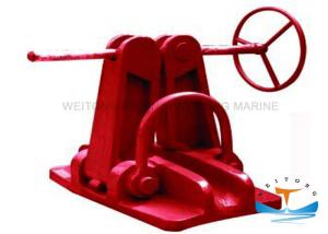 Quality Cast Steel / Iron Marine Mooring Equipment , Screw Type Marine Chain Stopper wholesale