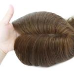 Cuticle Remy Hair Topper Full Injected Poly skin Best Quality Hair Top Piece