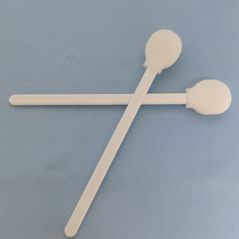 125mm Total Length Disposable Foam Tip Swabs With No Fibers TX708