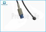 Drager Adult Skin Medical temperature probe 5204669 with Round 7 pin connector