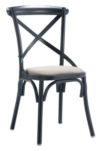Quality New Coming Cross Back Metal Chair wholesale