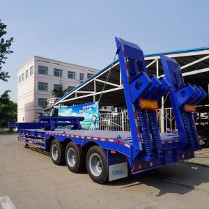 Quality Excavator Transportation Tri Axle 45T Low Bed Semi Trailer wholesale