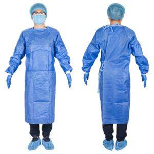 Quality Breathable Blue Normal Surgical Isolation Aprons wholesale