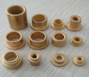 Quality Stable Oilless Bronze Bushing , Self Lubricating Bearings Long Work Life wholesale