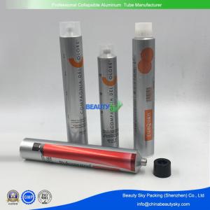 Quality Export Silver color Metal Tube Empty Aluminium Tubes for Hair Color cream for US market HS code 761210 wholesale