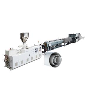 Quality Sewage Pipe Extrusion Line / Pvc Pipe Making Machine 160-315mm wholesale