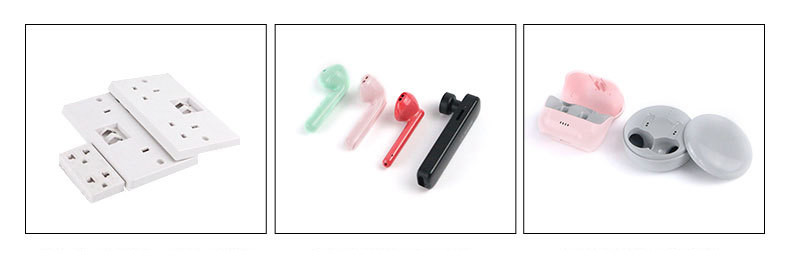 Double Color Injection Molding Tws Bluetooth Headset Hpm31 H13 Plastic Injection Molding