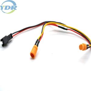 China M8 3 Core Male Female JST SMR-02VB Waterproof Wire Harness To SM 2.5 Cable For Bike on sale