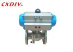 Double Acting Flange Pneumatic Actuated Ball Valve Control Valve 150LB