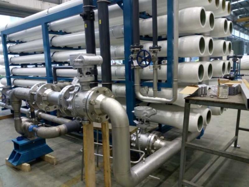 350m3/Hour Industrial Effluent Seawater RO Plant After The Cooling Of Reactors