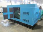 125KVA Water Cooled Soundproof Silent Diesel Generator / Large Diesel Generator