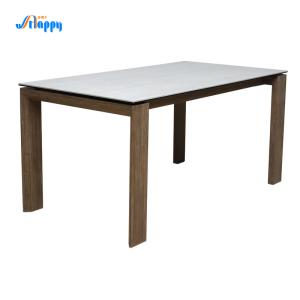 China 1500*800mm Modern besopke Ceramic top Dining Table, rta design, Fixed type on sale