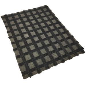Quality Road Reinforcement 100-100kn Fiberglass Geogrid Composited with 50g Nonwoven Fabric wholesale