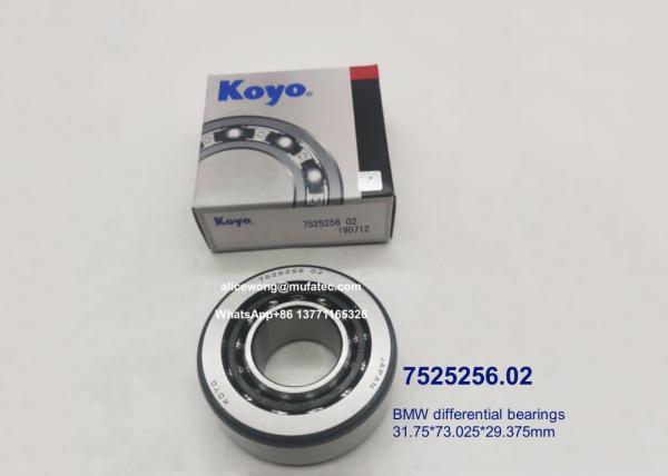 7525256.02 7525256 BMW differential bearings double row ball bearings 31.75x73