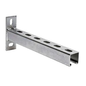 Quality EZ Electric Zinc Carbon Steel Plate Brackets Channel Steel Bracket arm 41*82mm wholesale