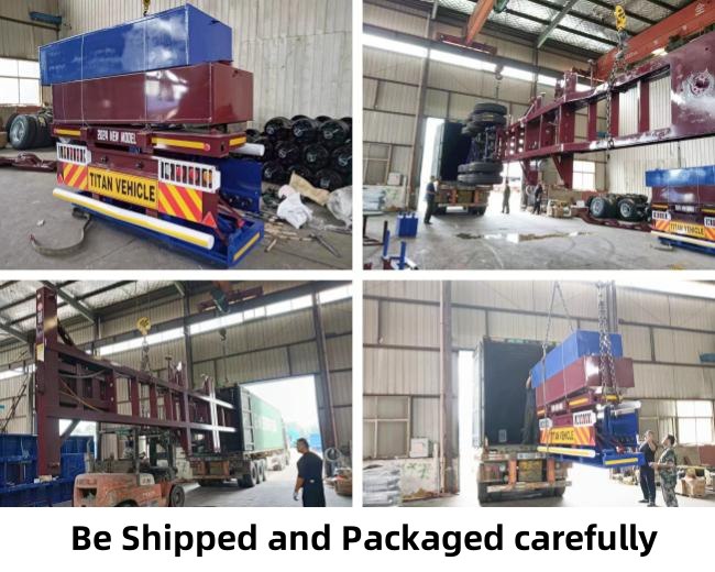 TITAN Tri Axle Container Chassis for Sale  40ft Container Chassis