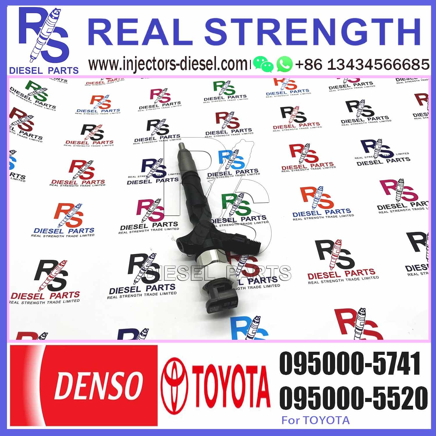 High quality diesel common rail injector 23670-30120 095000-5891 095000-5741