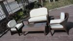 European Style Hand-Woven Outdoor Rattan Furniture Sofa Chair
