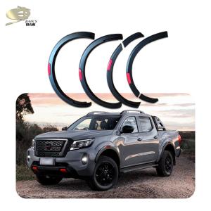 Quality UV Protection 2.0mm Thickness Car Fender Flares Slim Red With Black wholesale
