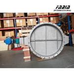 Pneumatic High Temperature Smoke Butterfly Valve Good Regulation Performance For