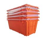 Customized Outdoor Industrial Steel Waste Skip Bin With Door