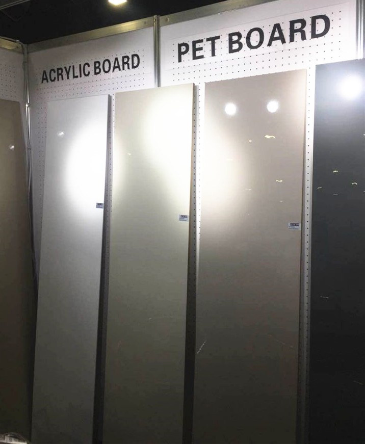 high gloss Acrylic sheet faced mdf board for 1-2mm acrylic sheet