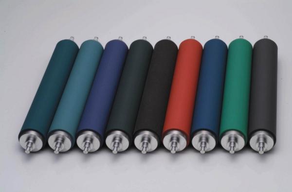 Kilns Industrial Rubber Covered Rollers , Colorful Food Grade Precision Rubber