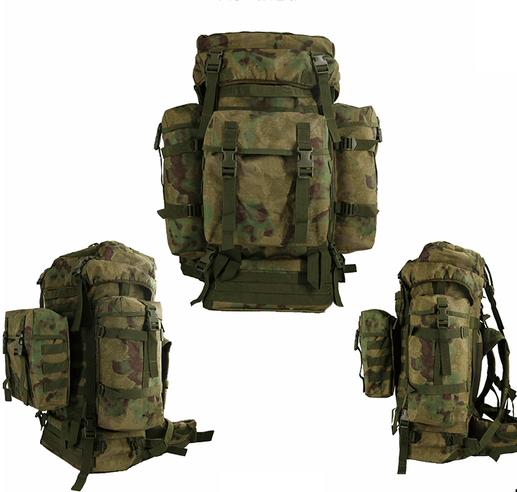Outdoor Training and Camping Backpack with Molle System 600D Oxford Cloth Material